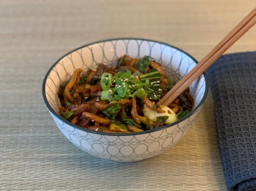 Amazing Vegan Udon Noodles
