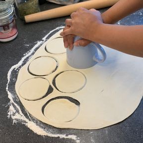 Cutting out circles