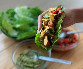 Low-Carb Vegan Lettuce Tacos