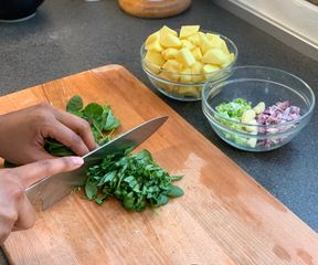 Chop the veggies